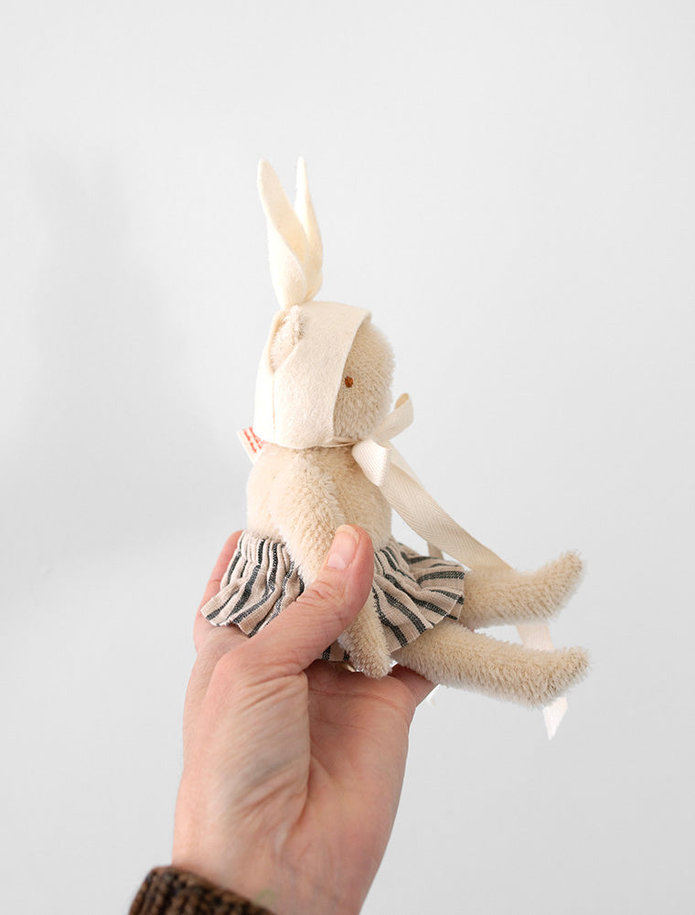 Polka Dot Club - Rabbit Ears for a Floppy Bear- 100% wool. Handmade in the USA