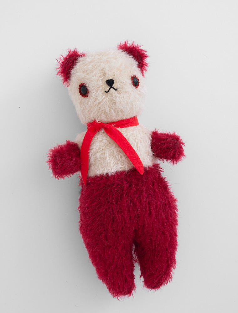 POLKA DOT CLUB PDC Big Bear: Handmade in the USA. shaggy Mohair Teddy Bear stuffed with 100% cotton.  They're made for NOW & FOREVER.