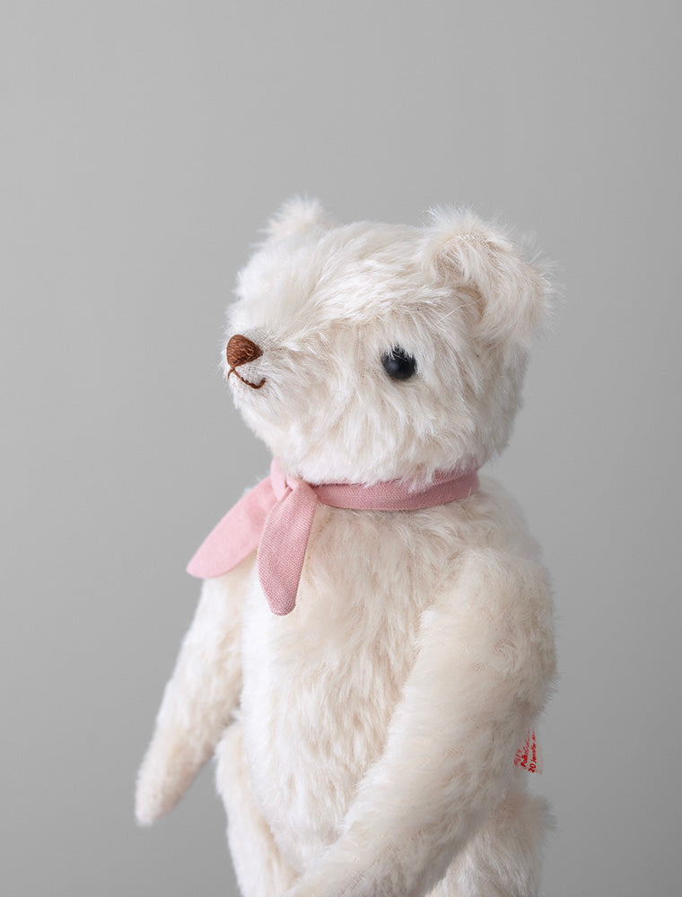 POLKA DOT CLUB Classic Bear: Handmade in the USA. Mohair Teddy Bear with Disk jointed Head and limbs.  They're made for NOW & FOREVER.