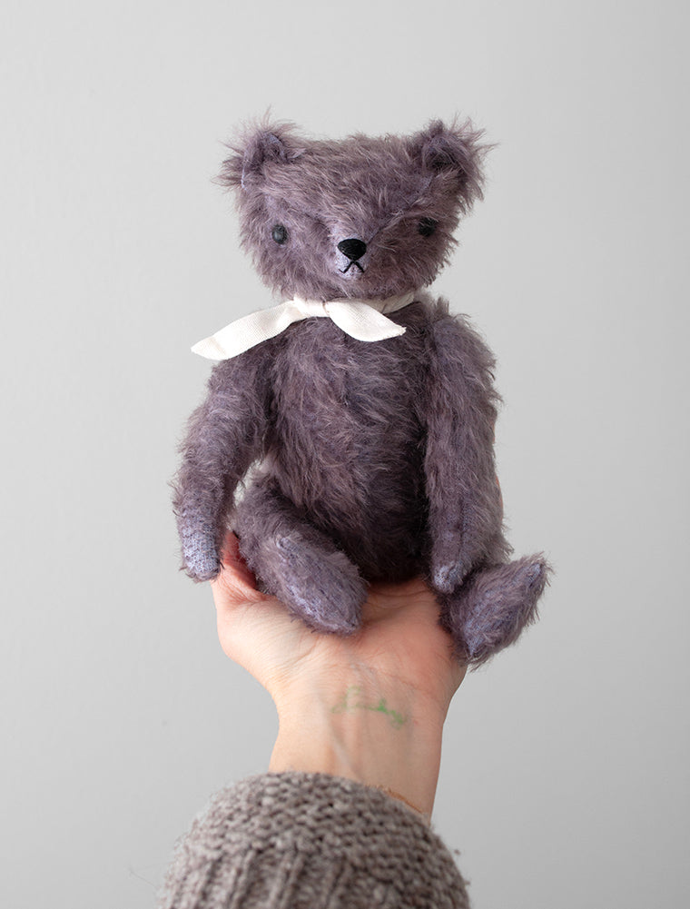 POLKA DOT CLUB Classic Bear: Handmade in the USA. Mohair Teddy Bear with Disk jointed Head and limbs.  They're made for NOW & FOREVER.