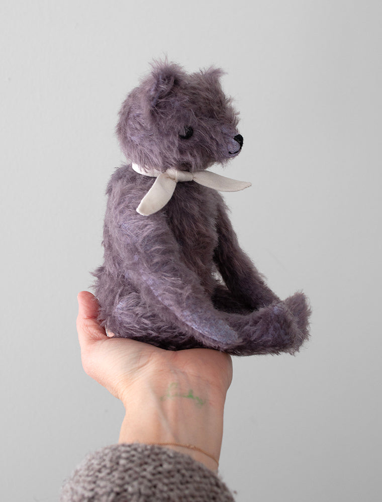 POLKA DOT CLUB Classic Bear: Handmade in the USA. Mohair Teddy Bear with Disk jointed Head and limbs.  They're made for NOW & FOREVER.