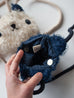 Polka Dot Club- Teddy Bear Purse Bag Mohair Bear