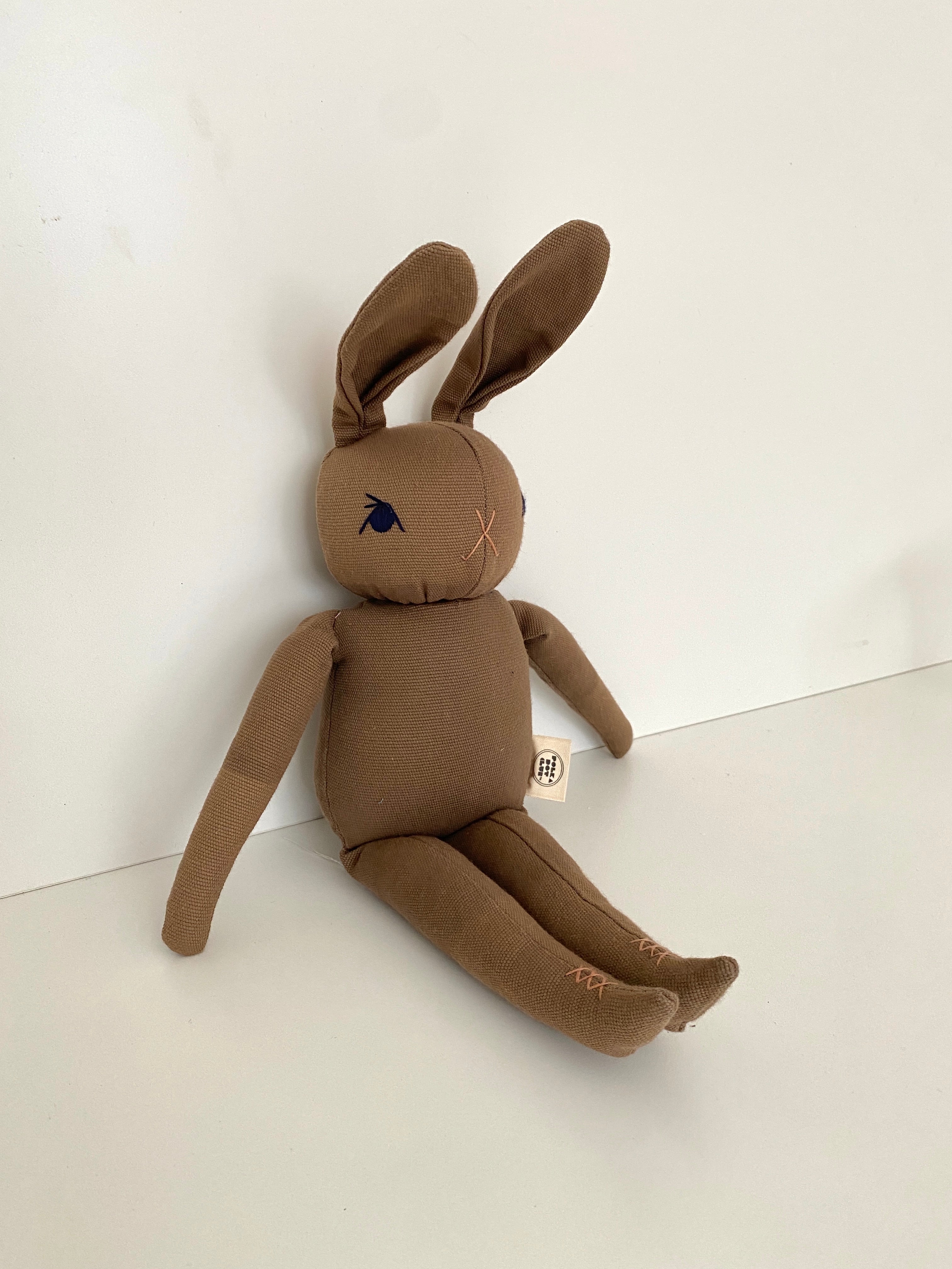 Luca Large Rabbit in Brown by Polka Dot Club