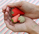 Pin Cushion strawberry wool felt craft kit jennifer murphy