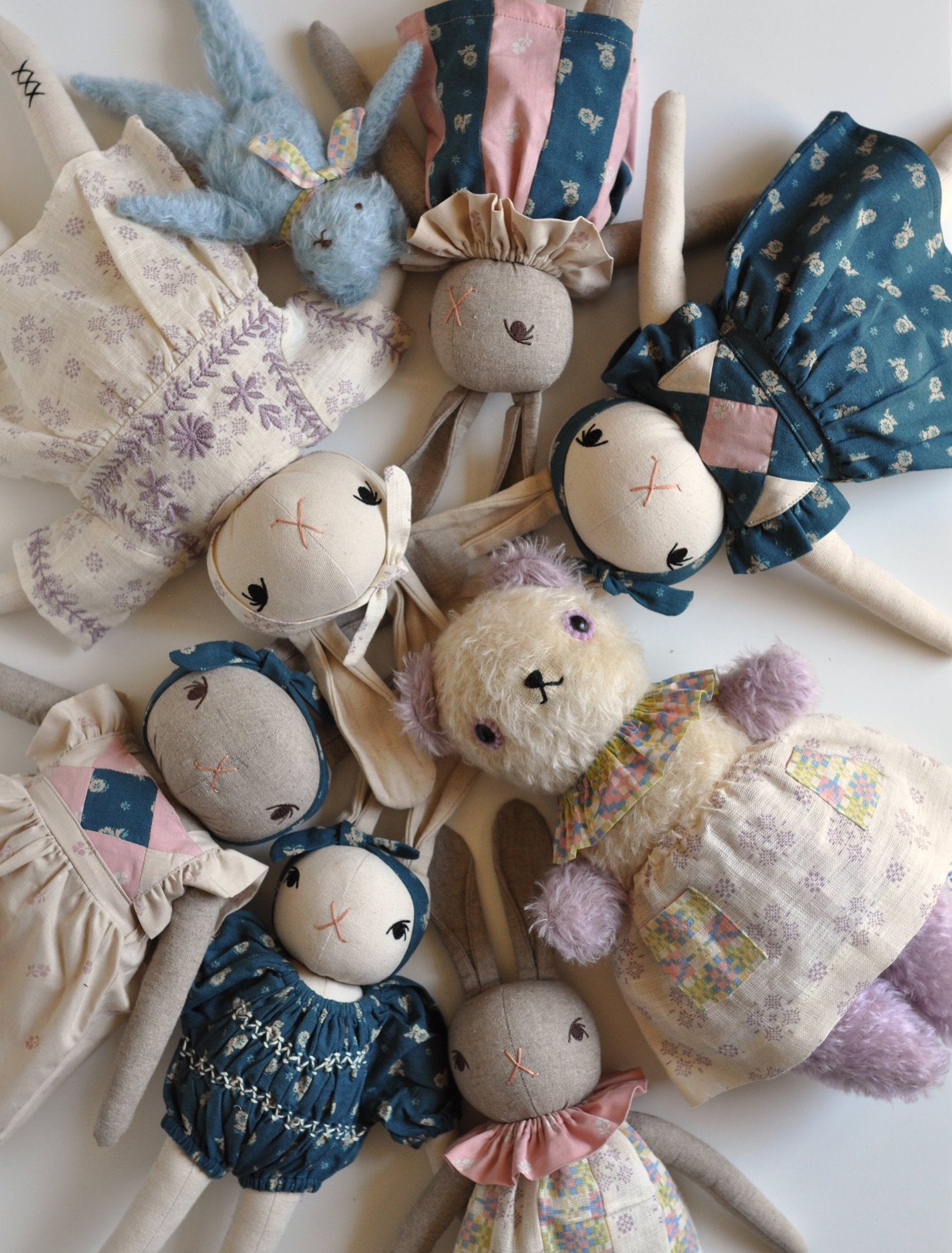 PDC + Apolina Medium Rabbit in Bubble Romper - DAISY
