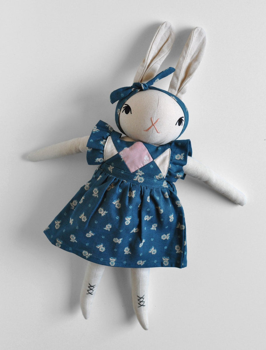 PDC + Apolina Cream Big Rabbit in Patchwork - PIPPA - – POLKA DOT CLUB