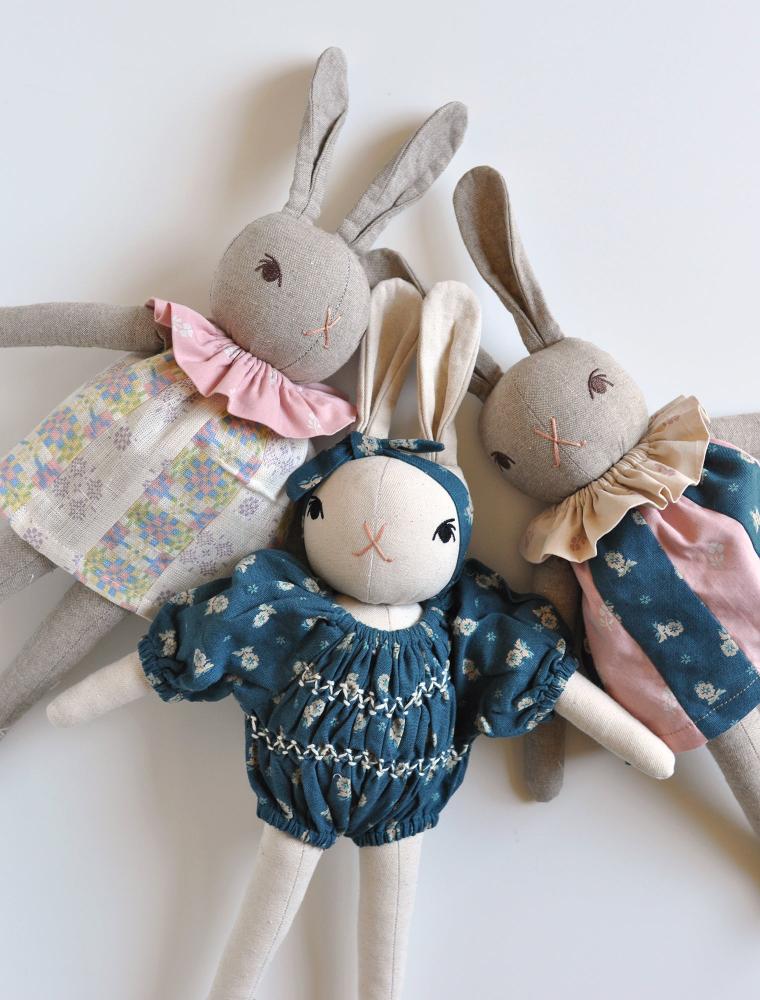 PDC + Apolina Medium Rabbit in Bubble Romper - DAISY