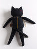 One-of-a-Kind * Embroidered Large Black Cat