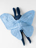 One-of-a-Kind * Embroidered Medium Denim Rabbit with Butterfly Wings