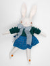 MP+PDC Large Cream Rabbit in Peacock: FRANCES