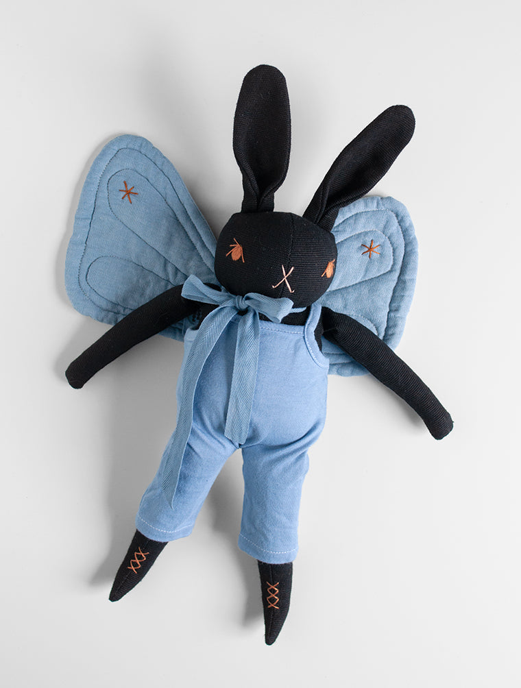 Nova Medium Rabbit in Black by Polka Dot Club