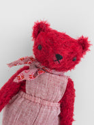 POLKA DOT CLUB Classic Bear: Handmade in the USA. Mohair Teddy Bear with Disk jointed Head and limbs.  They're made for NOW & FOREVER. 