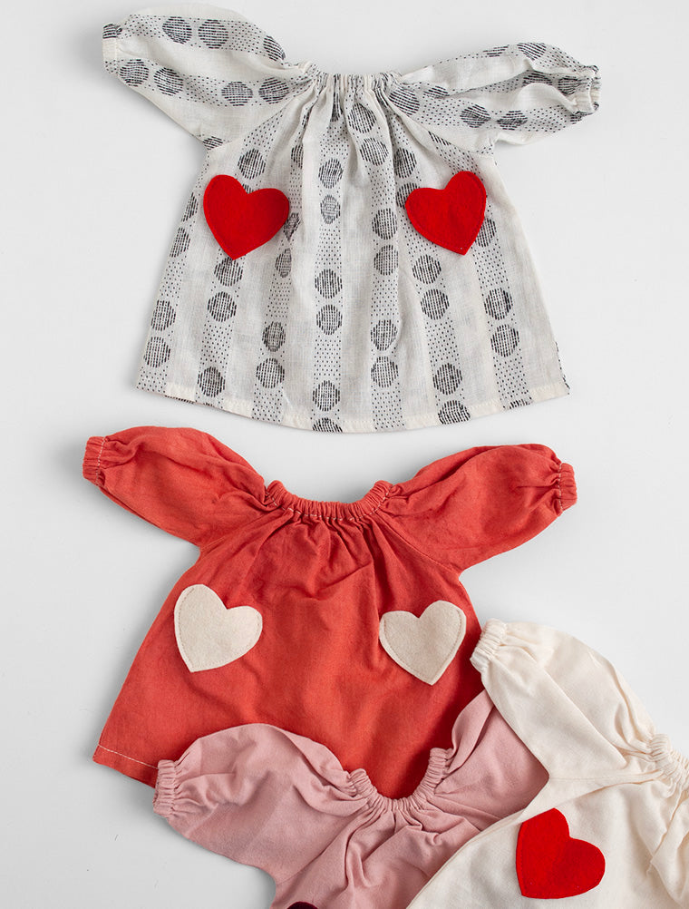 POLKA DOT CLUB 100% cotton handmade doll clothes 