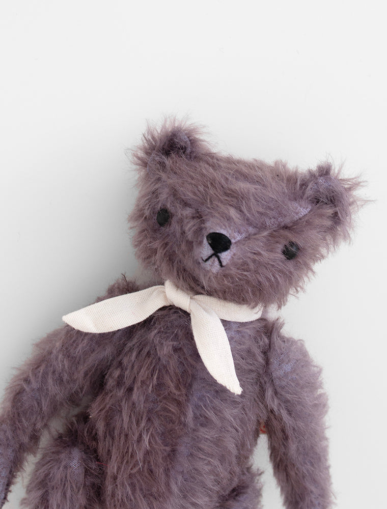 POLKA DOT CLUB Classic Bear: Handmade in the USA. Mohair Teddy Bear with Disk jointed Head and limbs.  They're made for NOW & FOREVER. 