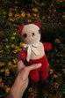 Hand Dyed PDC Bear: Ruby Red