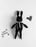 *CUSTOM* Embroidered Little Black Rabbit
