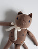 One-of-a-Kind * Embroidered Medium Brown Cat