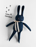 perosnalized gift toy rabbit hand embroidered heirloom toy POLKA DOT CLUB