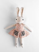 New Hand Made Rabbit Toy Dolls from the POLKA DOT CLUB heritage toys for now and forever