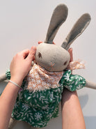 Winona the Rabbit - Handmade Cotton Rabbit Toy from the POLKA DOT CLUB