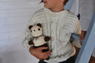 Polka Dot Club PDC Bear- Mohair Panda Teddy stuffed with 100% cotton. 