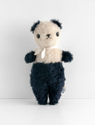 POLKA DOT CLUB Mohair Teddy Bear Panda BIG BEAR. Handmade in the USA all natural materials. 