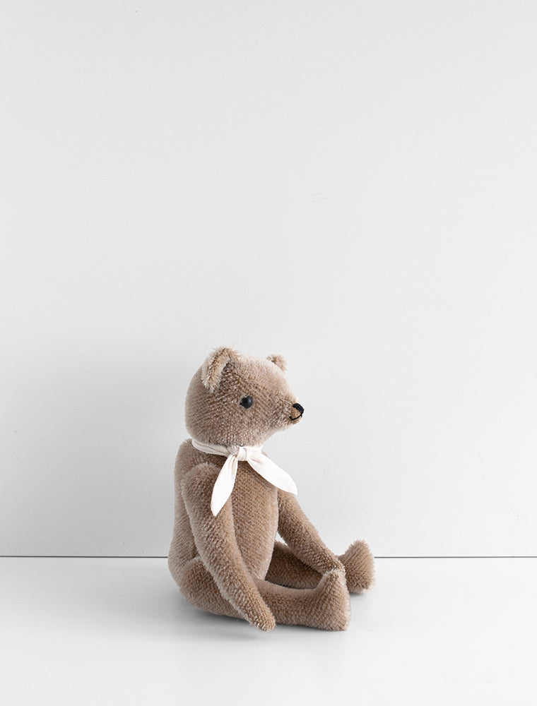 Polka Dot Club Mohair Jointed Teddy Bear- handmade in the USA