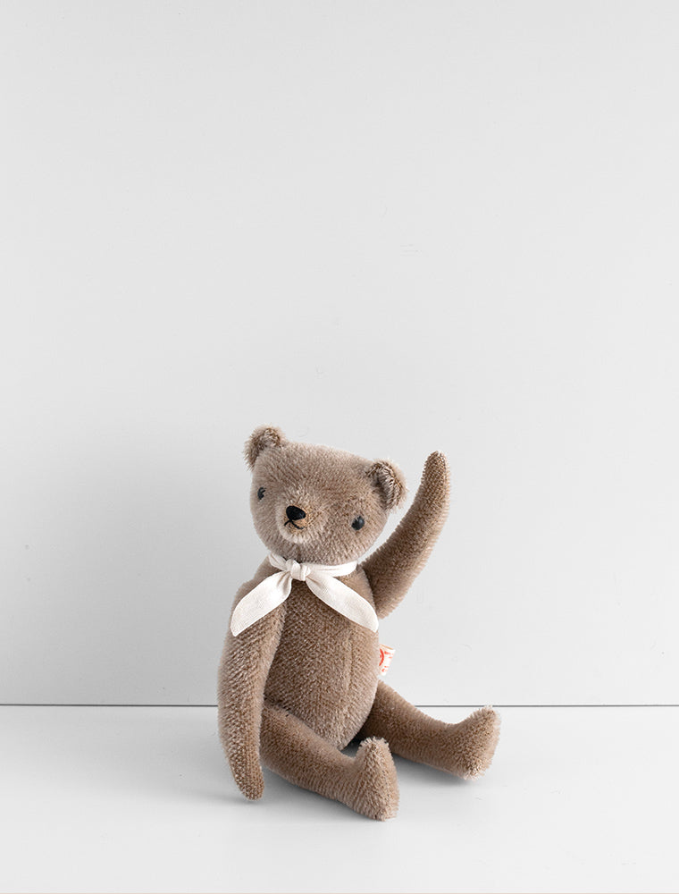 Polka Dot Club Mohair Jointed Teddy Bear- handmade in the USA