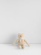 Polka Dot Club mohair floppy Bear with jointed head and floppy limbs. Handmade in the USA one at a time.