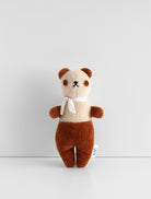 POLKA DOT CLUB Mohair Bear. Handmade in the USA, this Panda Bear is a heirloom toy- for now and forever.