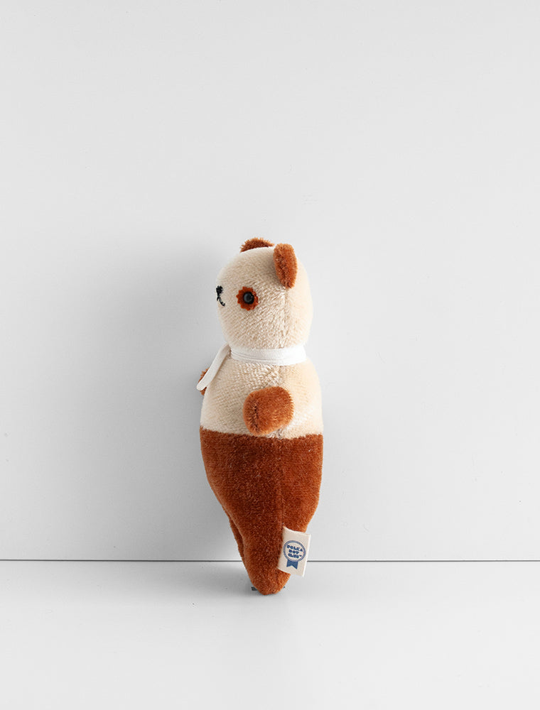 POLKA DOT CLUB Mohair Bear. Handmade in the USA, this Panda Bear is a heirloom toy- for now and forever.