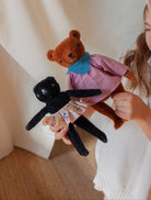 polka dot club mohair teddy bears 