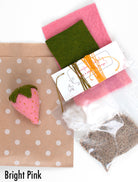 Pin Cushion strawberry wool felt craft kit jennifer murphy