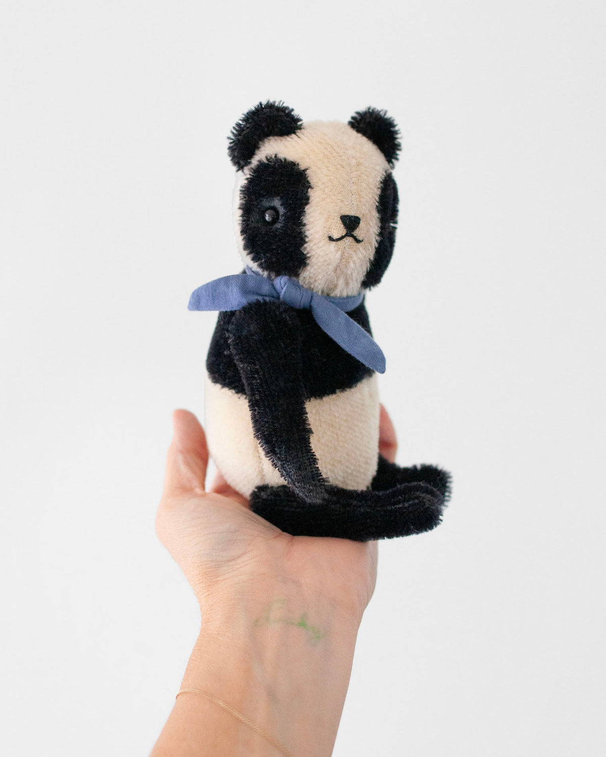 mohair teddy bear- Sal the round bear