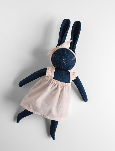 PDC Medium Denim Rabbit: LOLA