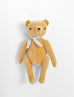 polka dot club jointed mohair teddy bear heirloom toy aprioct