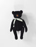 polka dot club jointed mohair teddy bear heirloom toy black