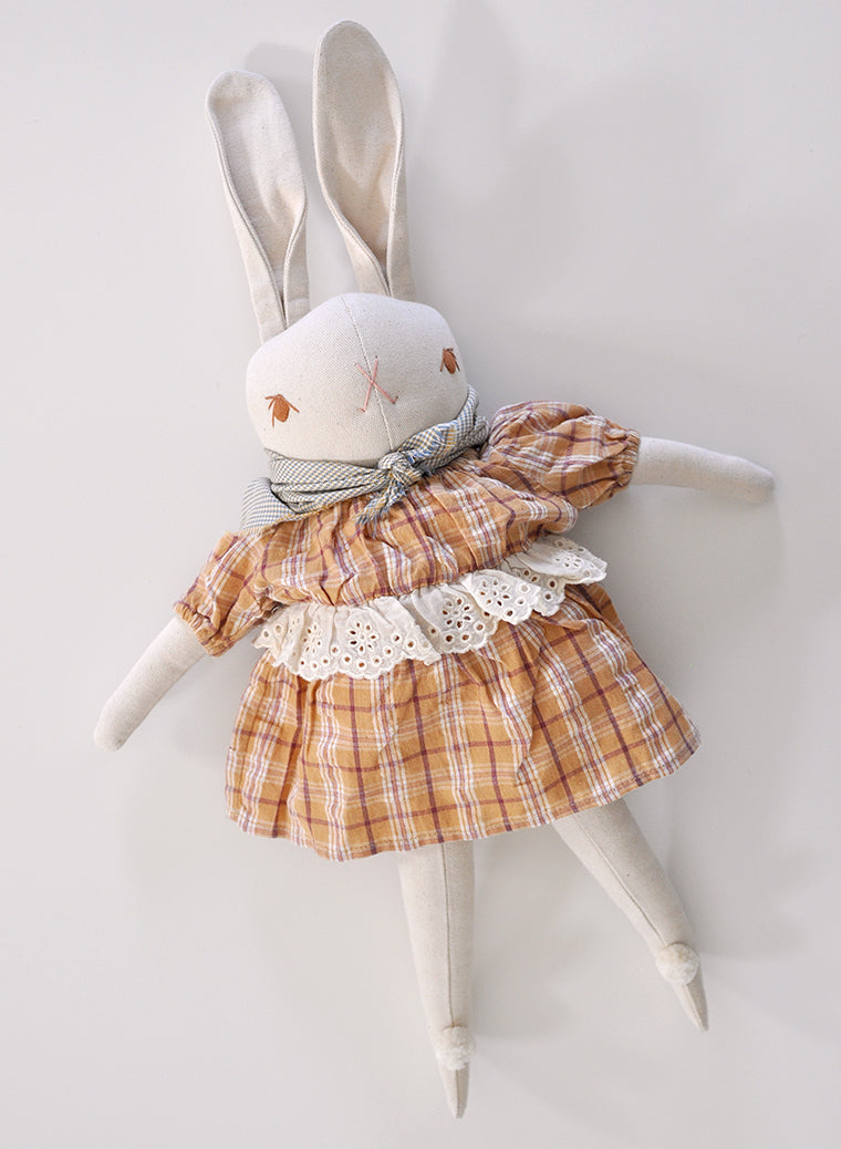 PDC + Apolina Large Cream Rabbit- Anne – POLKA DOT CLUB