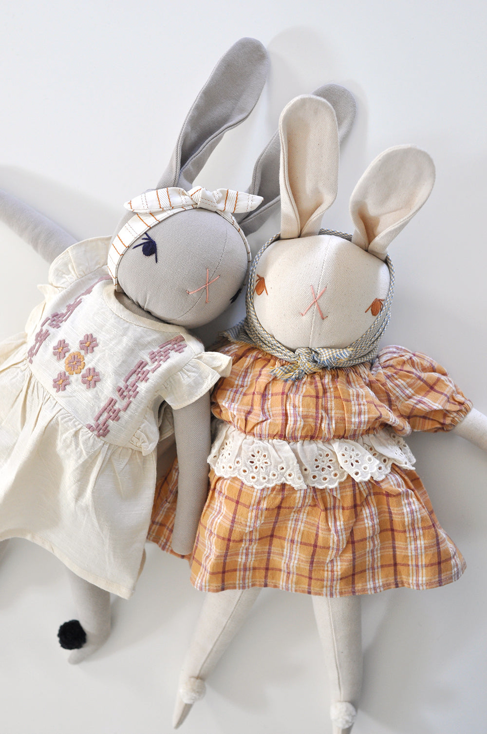 PDC + Apolina Large Cream Rabbit- Anne – POLKA DOT CLUB