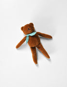 polka dot club mohair teddy bear rust heirloom toy