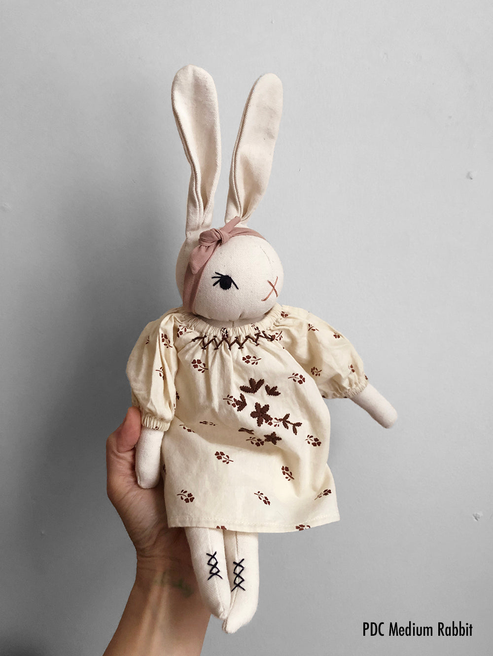 Apolina for the Polka Dot Club- Mini Sissy Dress in Cream Print