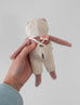PDC Floppy Bear in alpaca handknits