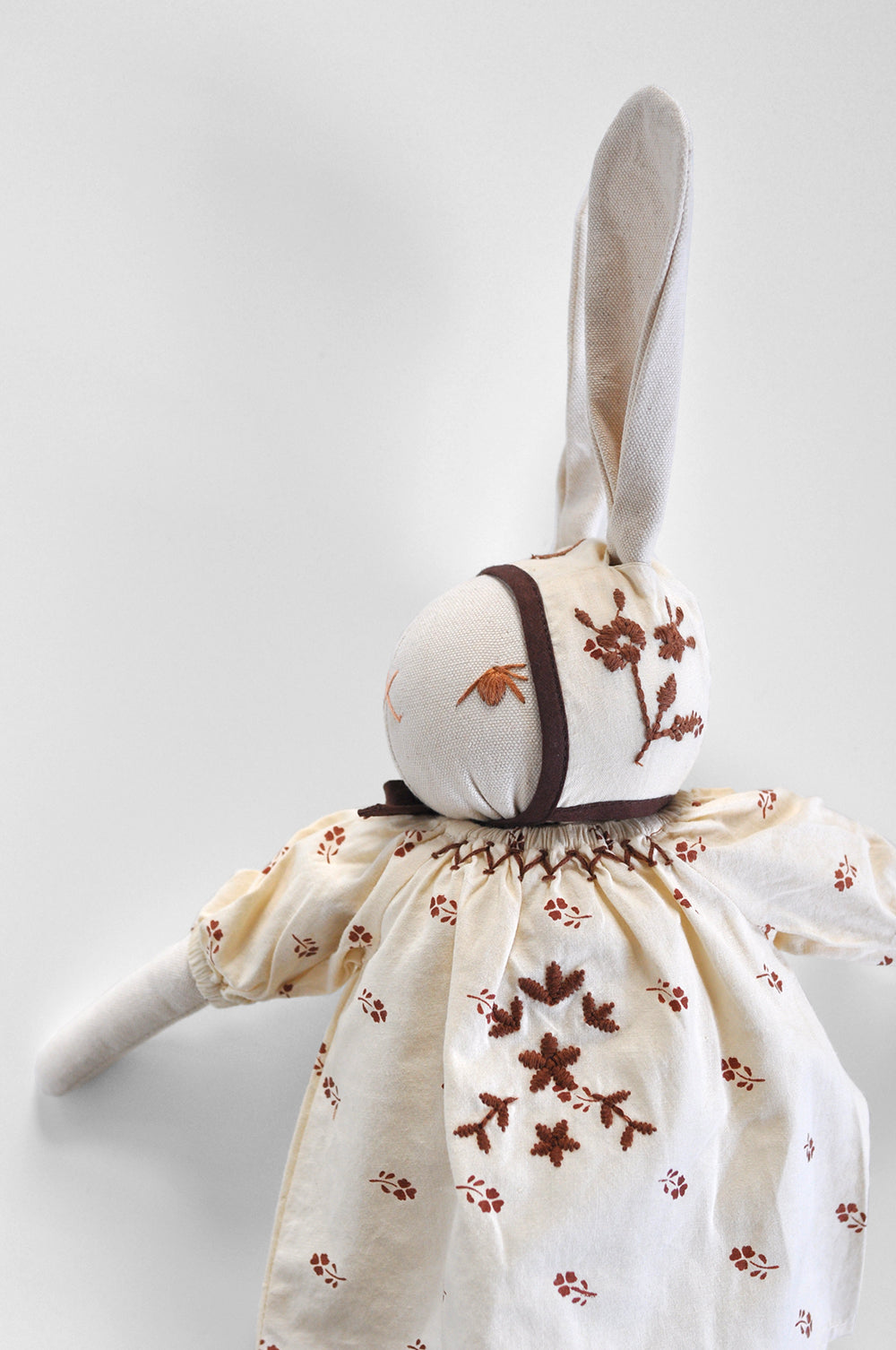 Apolina for the Polka Dot Club- Mini Sissy Dress in Cream Print