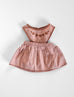 Apolina for the Polka Dot Club- Mini Bobbie Pinafore in Moroccan Pink